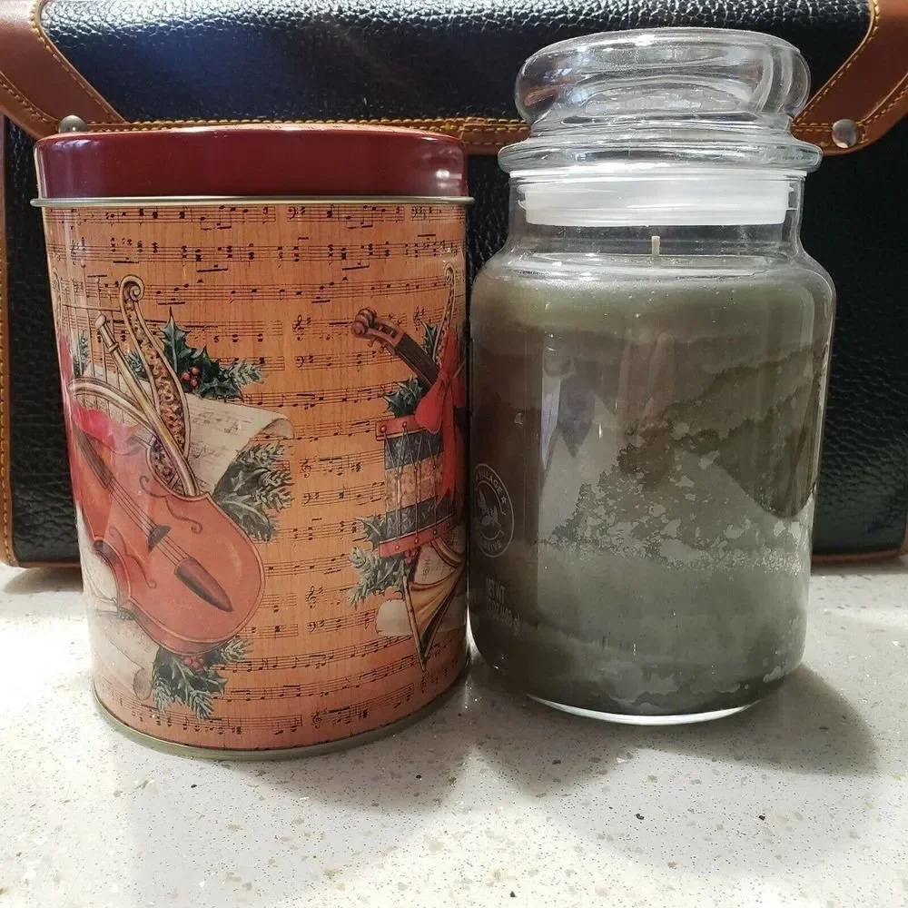 Rare Yankee Candle Cannikin Balsam‎ Fir Never Lit Candle Tin HTF Collectors Item